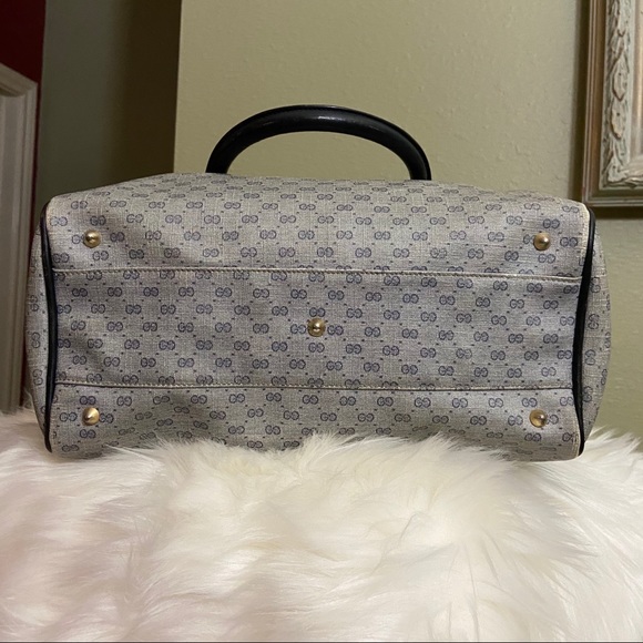 Vintage Gucci Monogram Boston Bag - Picture 3 of 8